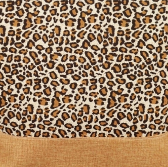 Blue or Brown Leopard Print Bag - Picture 5 of 5